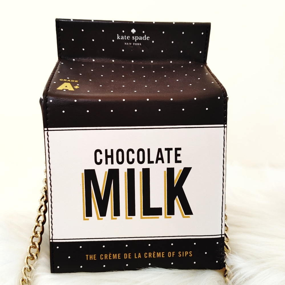 Kate Spade Creme de la Creme Chocolate Milk Purse - Picture 7 of 11
